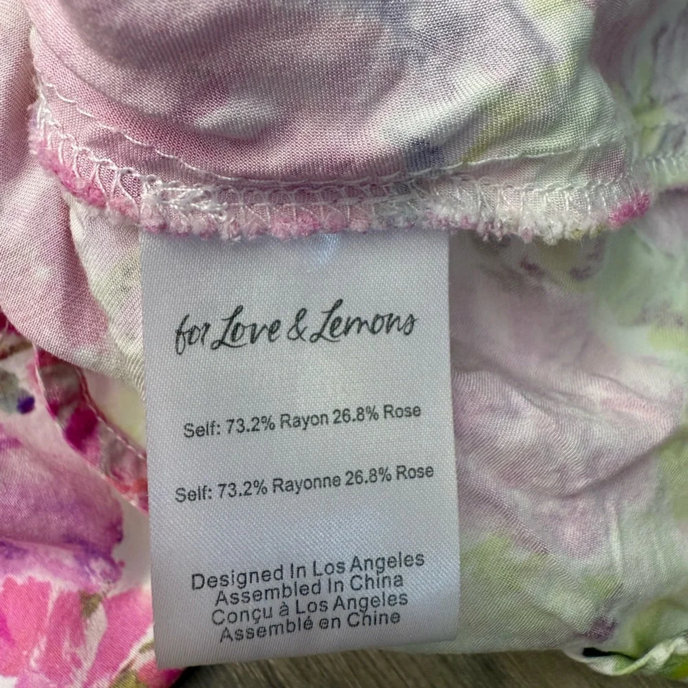 For Love & Lemons Paulina Mini Dress Small - Picture 9 of 11